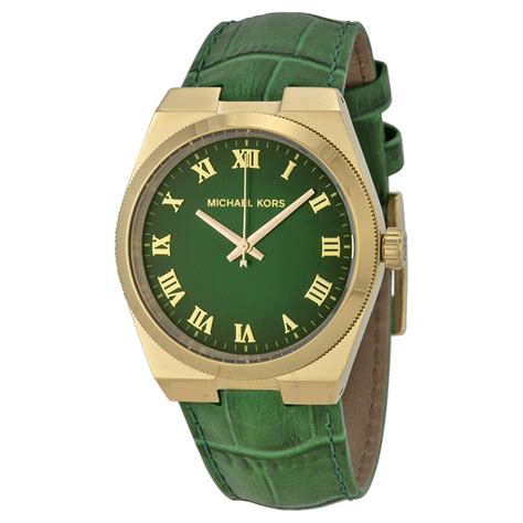 michael kors mk2356|Michael Kors Channing Green Dial Green Leather Unisex Watch .